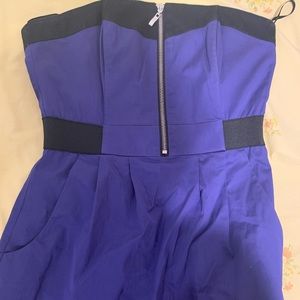 H&M Purple tube bodycon dress with pockets